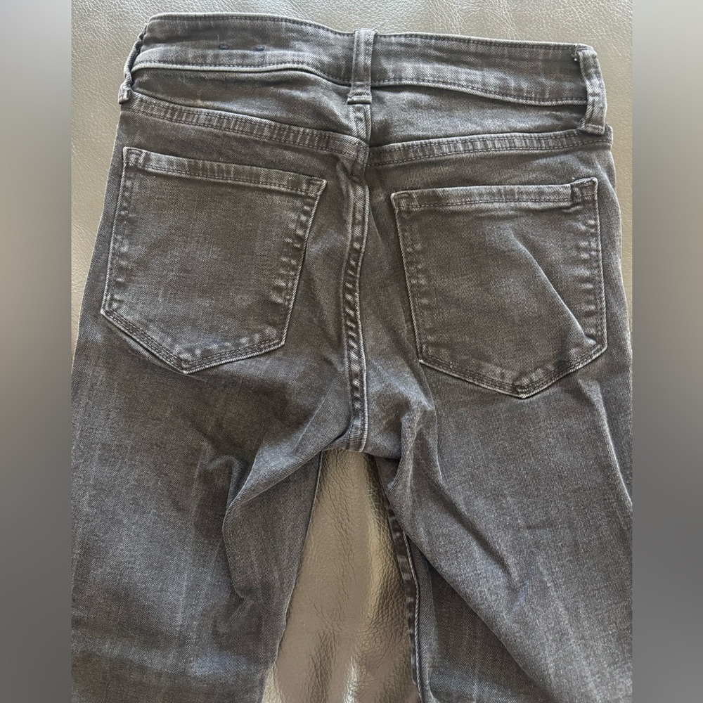 GAP Charcoal Black Universal Legging Jeans Size 00/24S - Picture 5 of 5